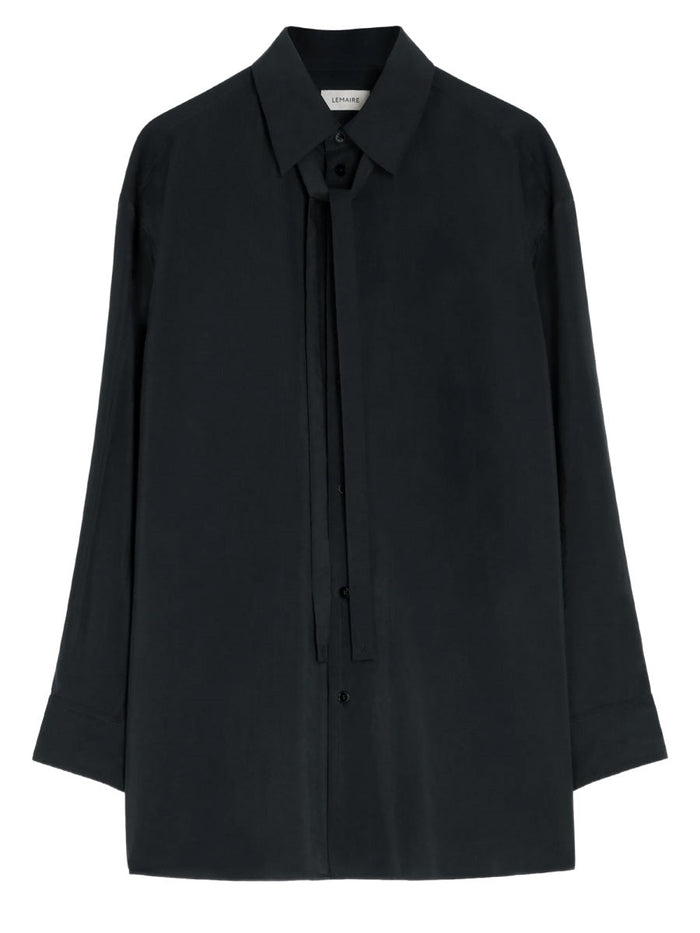 Lemaire Long Shirt With Tie