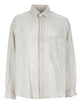 Amish Camicia In Cotone "Crinckle"