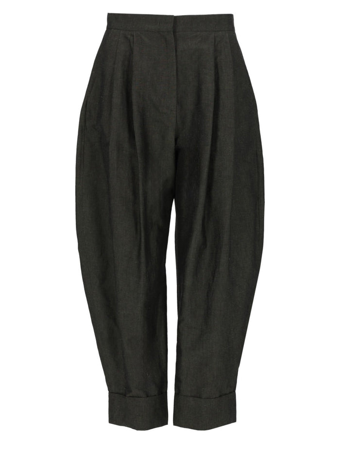 Pt Torino Pantalone "Cloe" In Lino E Cotone