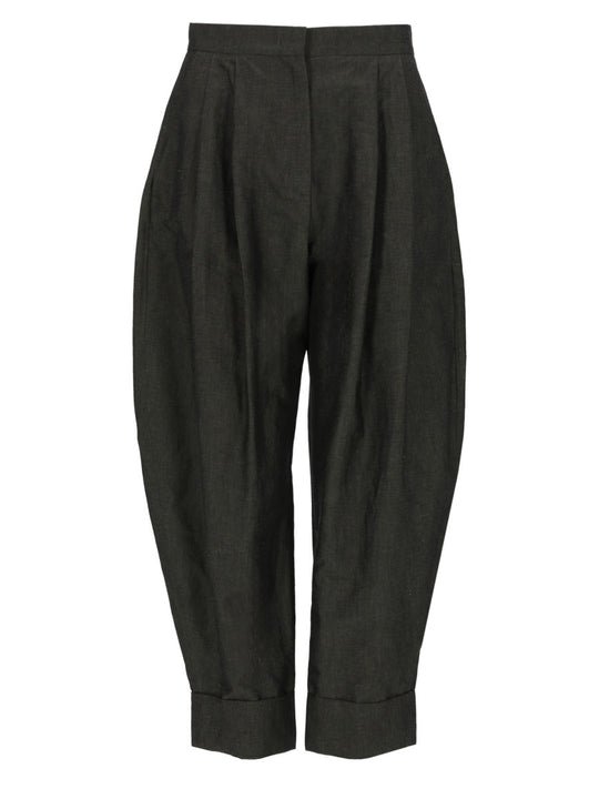 Pt Torino Pantalone "Cloe" In Lino E Cotone