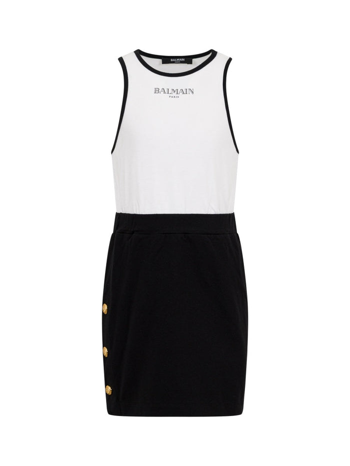 Balmain Dress With Logo