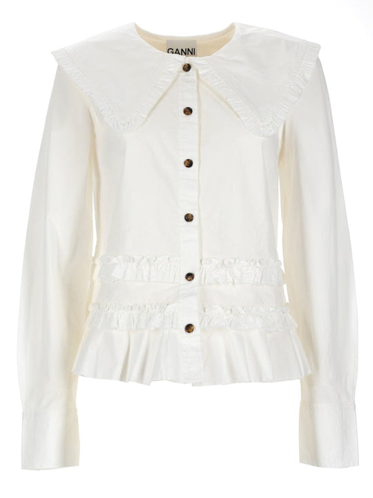 Ganni Ruffle Shirt