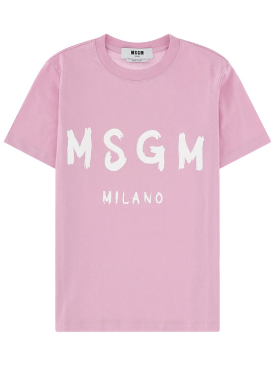 Msgm T-Shirt Con Logo