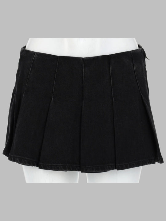 Diesel Skort A Pieghe In Denim