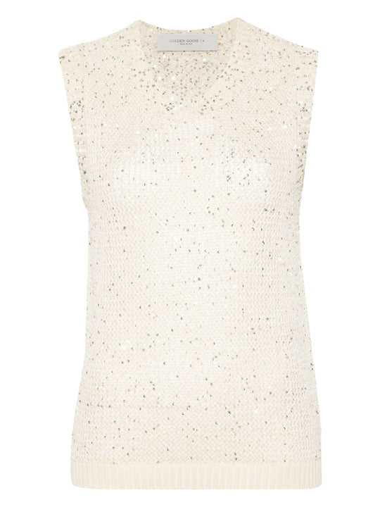 Golden Goose "Melyssa" Top With Sequins