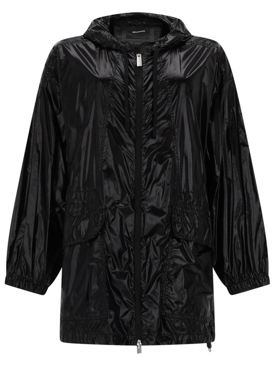 Laminar Parka Corto Con Cappuccio