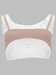 Diesel Top Bra Con Effetto Sovrapposto