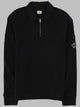 C.p. Company Felpa Con Colletto Polo E Zip