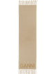Ganni Scarf With Logo