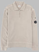 C.p. Company Felpa Con Colletto Polo E Zip