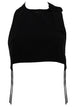 Courreges Cropped Top With Open Back