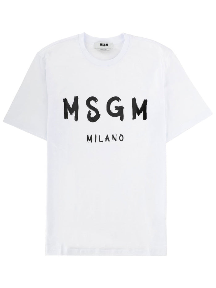 Msgm T-Shirt In Cotone