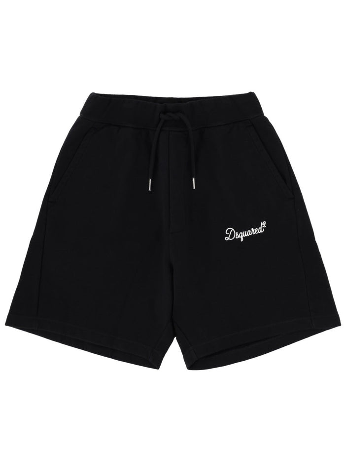 Dsquared Shorts With Logo Embroidery
