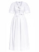 Ganni V-Neck Midi Dress