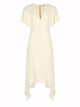 Stella Mccartney V-Neck Midi Dress