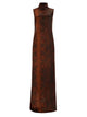 Jean Paul Gaultier Python Print Long Dress