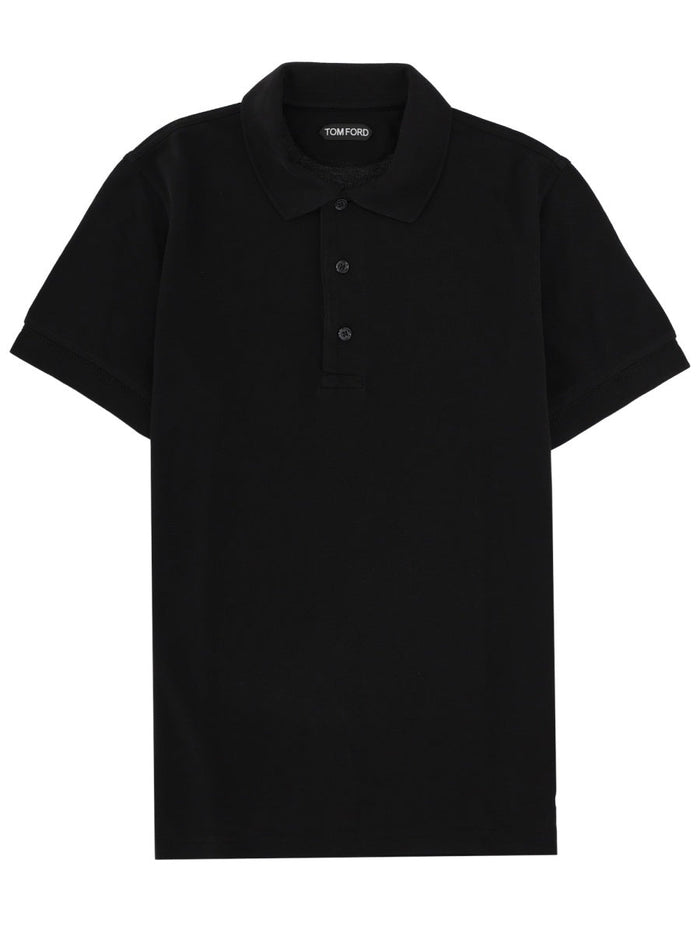 Tom Ford Lyocell And Cotton Polo Shirt