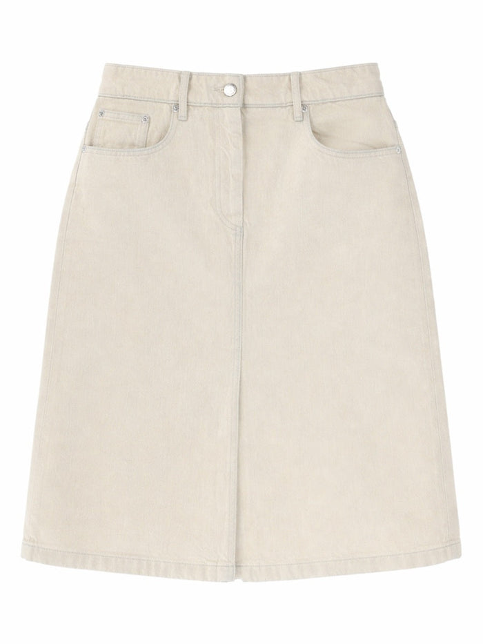 A.p.c. Denim Midi Skirt