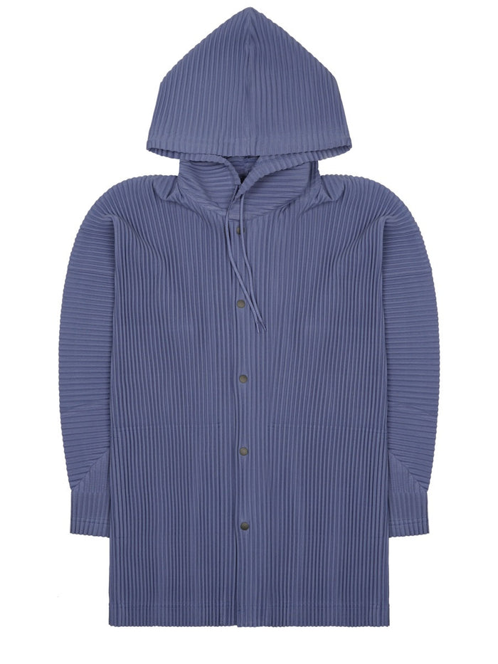Homme Plisse Issey Miyake Felpa Plissettata Con Bottoni