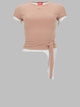 Diesel T-Shirt A Costine Con Lacci