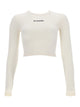 Jil Sander Cropped Top With Logo