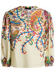 Etro Floral Paisley Print Blouse
