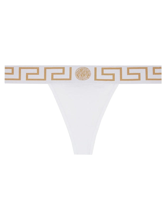 Versace Thong With Greek