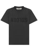 Golden Goose T-Shirt In Jersey Distressed Con Logo