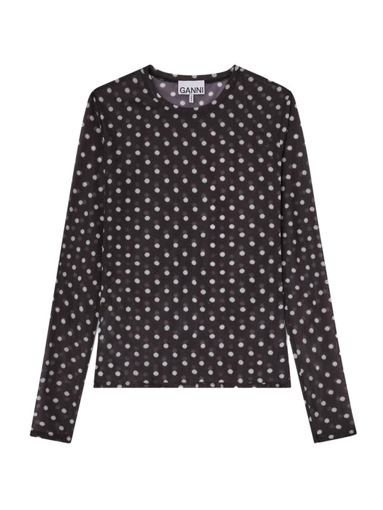 Ganni Long-Sleeved Top