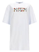 Msgm Abito T-Shirt Con Logo