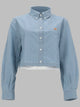 Maison Kitsuné Camicia Cropped "Baby Fox"