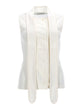 Lemaire Asymmetrical Ribbed Top With Scarf