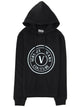 Versace Jeans Couture Felpa Con Logo E Cappuccio