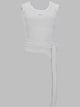 Diesel Crop Top "T-Anky-Tail" Con Lacci