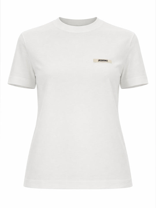 Jacquemus Grosgrain Short Sleeve T-Shirt