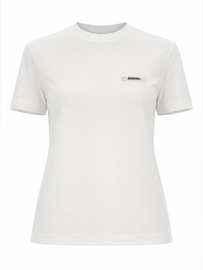 Jacquemus Grosgrain Short Sleeve T-Shirt