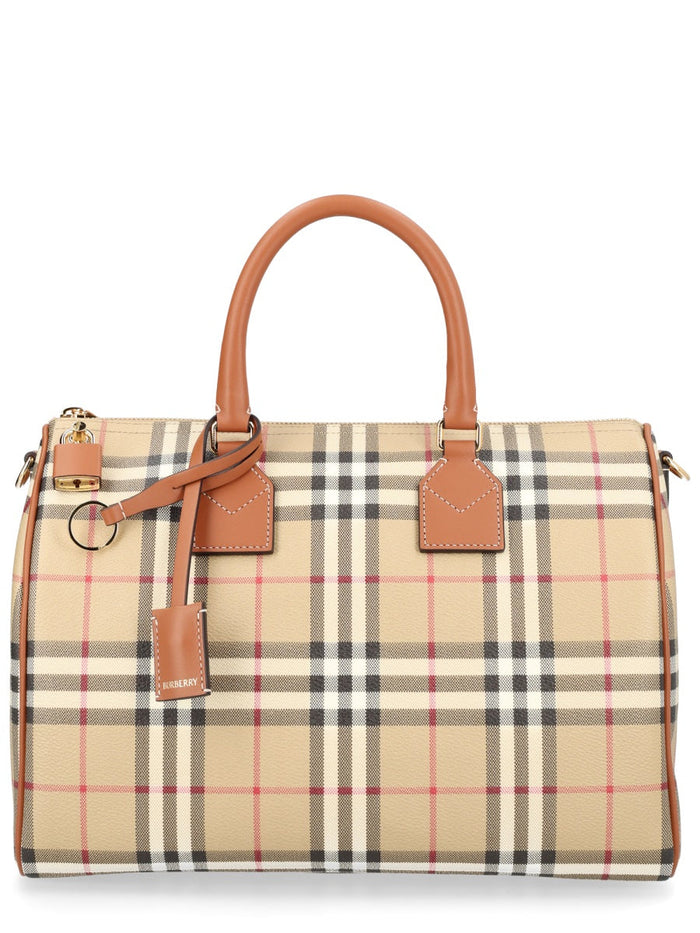 Burberry Borsa Bowling "Check" Medium
