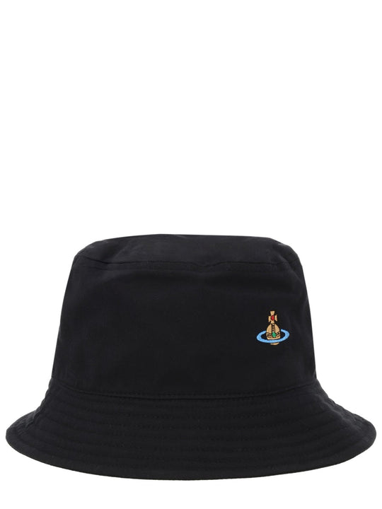 Vivienne Westwood Bucket Hat With "Orb" Detail