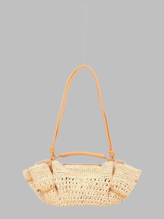 Hereu Borsa "Arta" Mini In Rafia Crochet