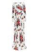 Dolce & Gabbana Long Dress With Floral Print