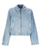 Michael By Michael Kors Denim Bomber Jacket