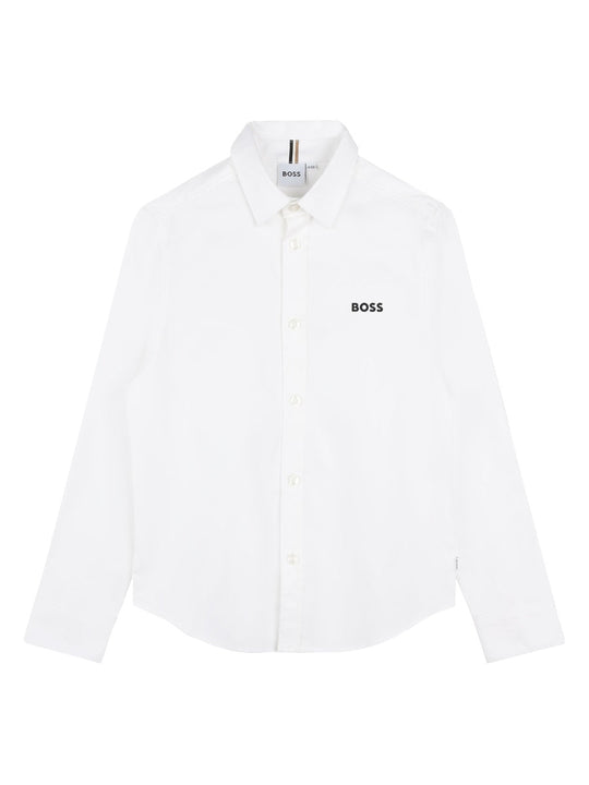 Boss Camicia Con Logo