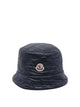 Moncler Blue Logo Bucket Hat