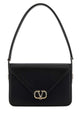 Valentino Garavani Black Leather Vlogo Shoulder Bag