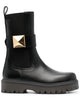 Valentino Valentino Garavani - One Stud Leather Chelsea Boots