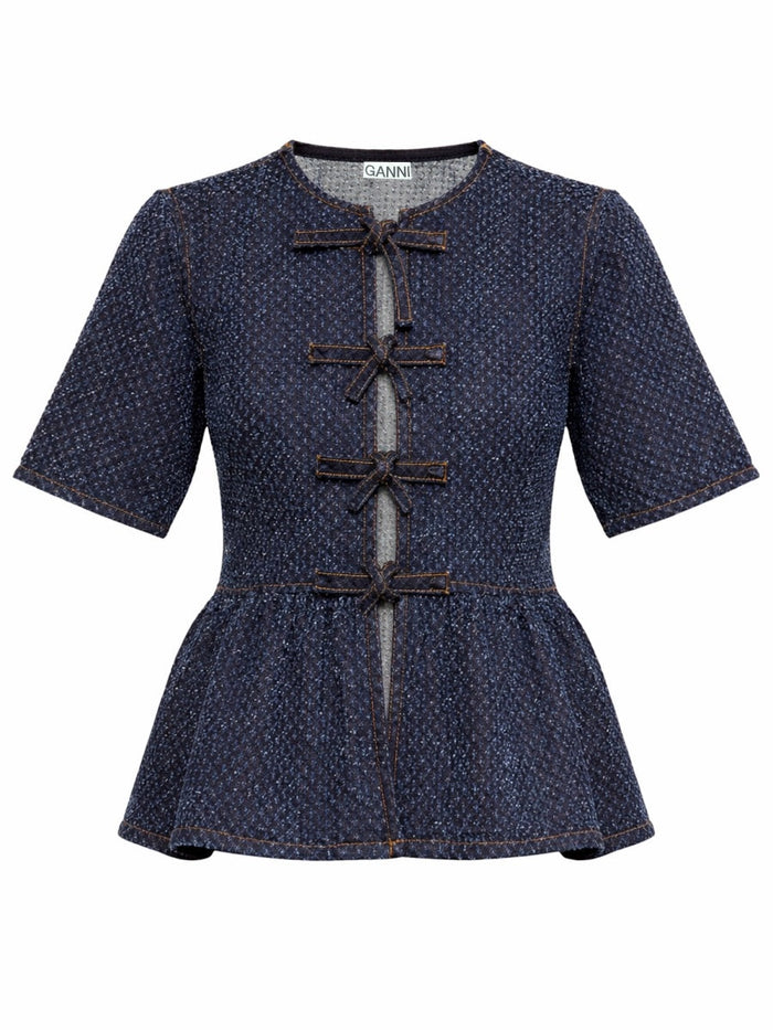 Ganni Blusa "Peplum"
