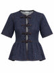 Ganni Blusa "Peplum"