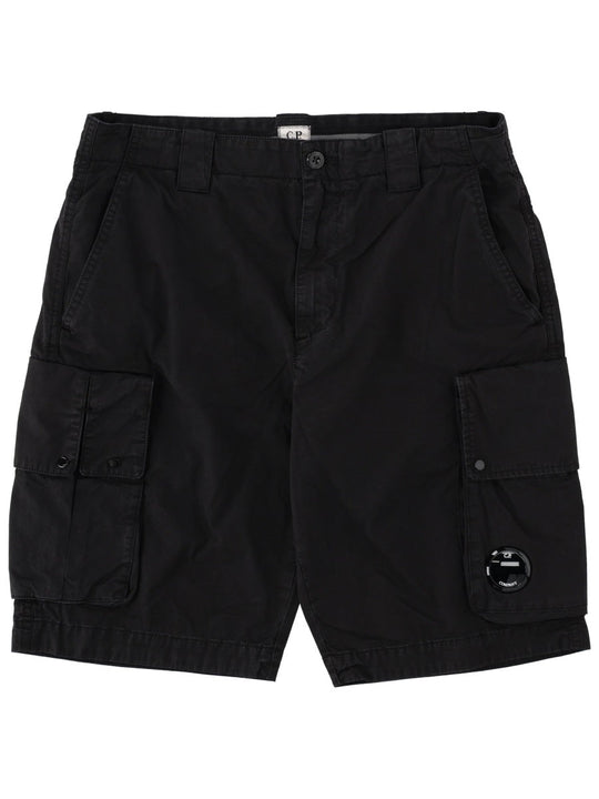 C.p. Company Shorts Cargo Con Patch Logo