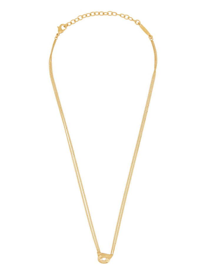 Ferragamo "Hooks" Pendant Necklace