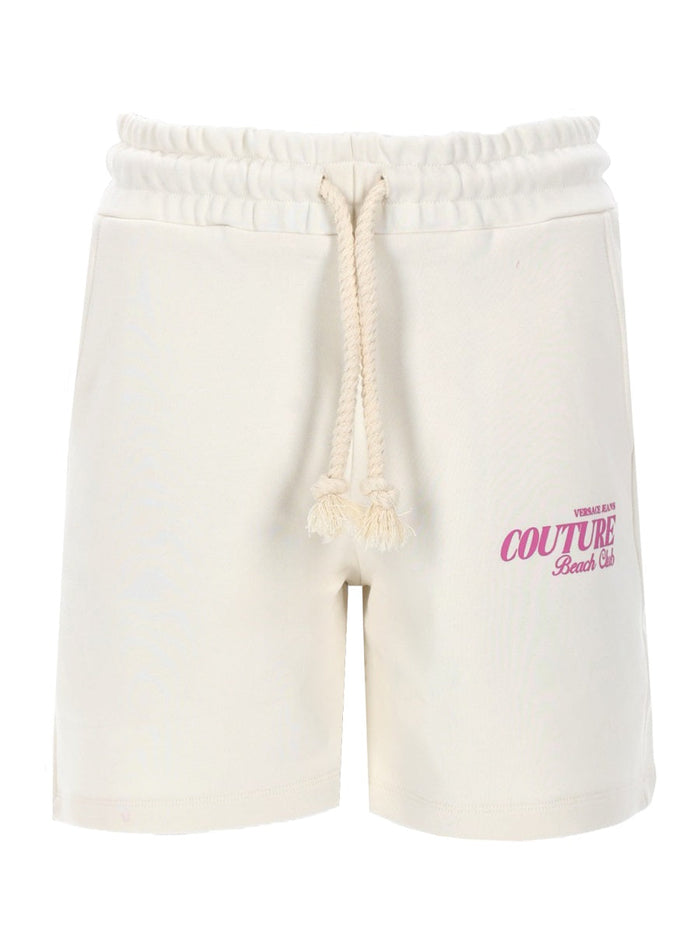 Versace Jeans Couture Shorts Con Logo